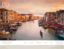 Tablet Screenshot of davidlloydtravel.com